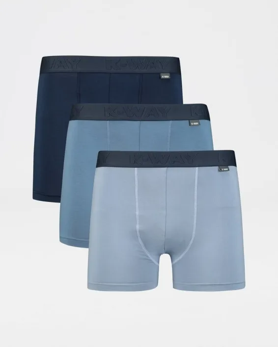 K-Way Elements Men’s Cotton Stretch Trunks - 3 Pack